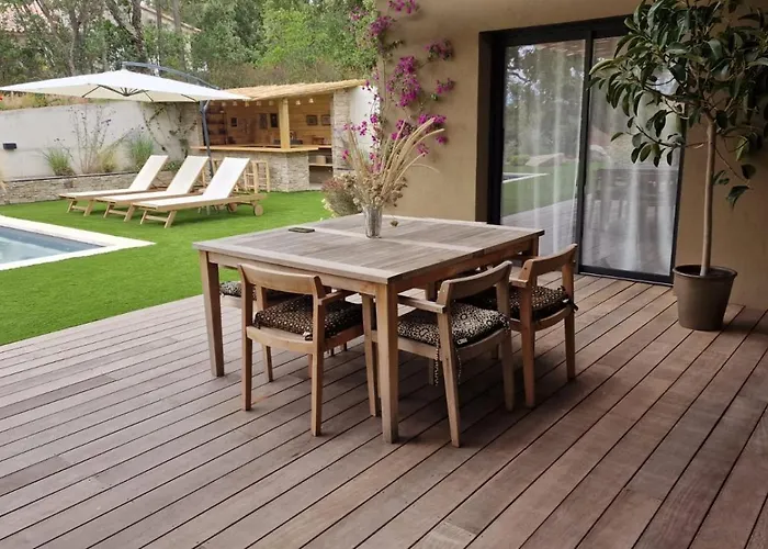 Avec Piscine Porto-vecchio Corsica